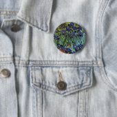 Van Gogh Irises Knopf Button (Beispiel)