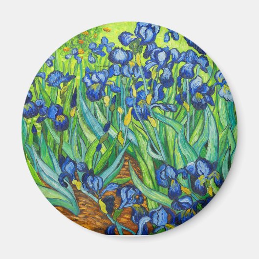 Van Gogh Irises Magnet (Vorne)