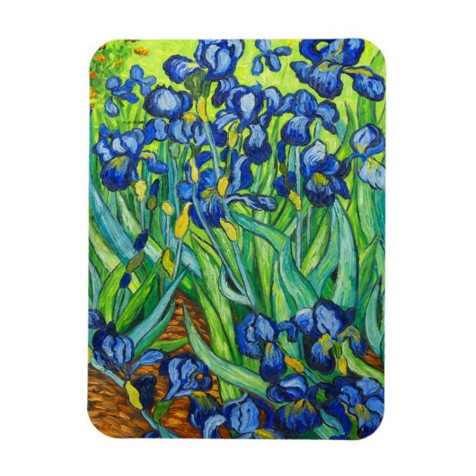 Van Gogh Irises Magnet (Vertikal)