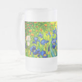Van Gogh Irises Mattglas Bierglas (Vorderseite Links)