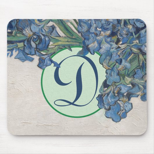 Van Gogh Irises Mousepad (Vorne)
