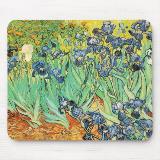 Van Gogh Irises Mousepad (Vorne)