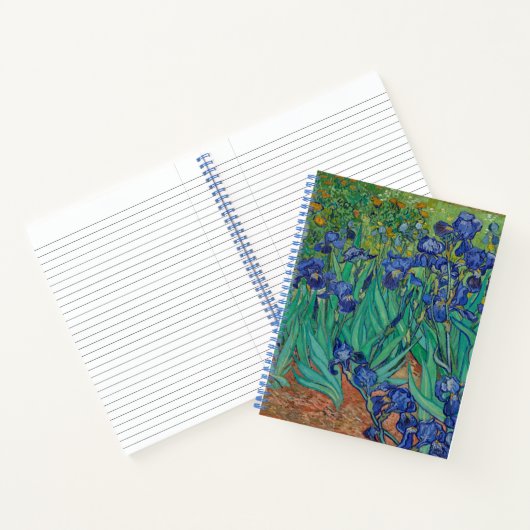 Van Gogh Irises Notebook Notizblock (Innenseite)