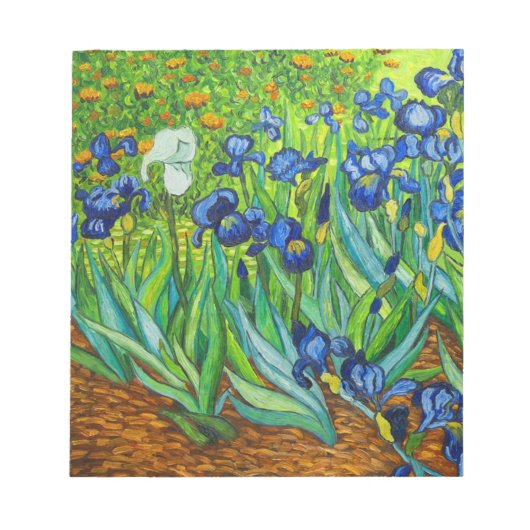 Van Gogh Irises Notizblock (Vorderseite)