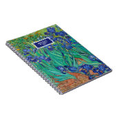 Van Gogh Irises Painting Notizblock (Rechte Seite)