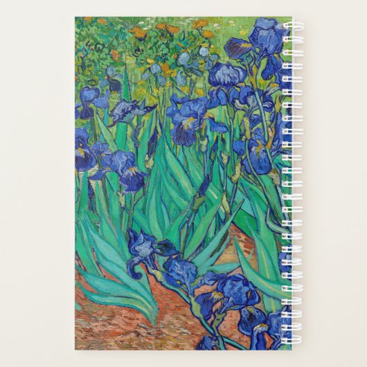 Van Gogh Irises Painting Planer (Rückseite)