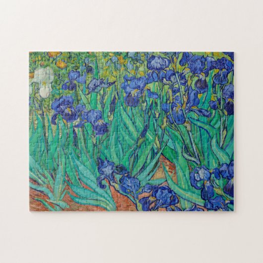 Van Gogh Irises Painting Puzzle (Horizontal)
