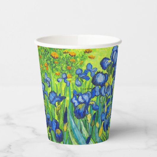 Van Gogh Irises Pappbecher (Links)