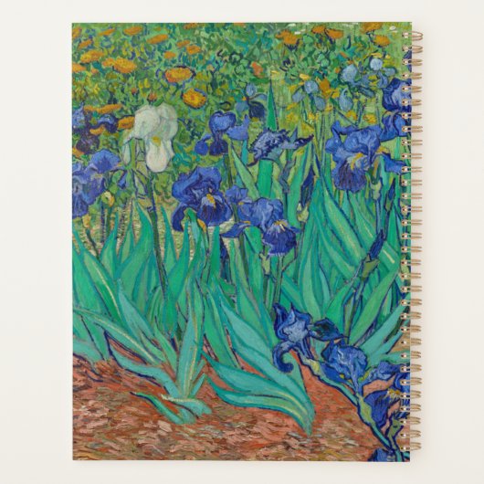 Van Gogh Irises Planer (Rückseite)
