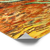 Van Gogh Irises Poster (Ecke)