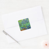 Van Gogh Irises Quadratischer Aufkleber (Umschlag)