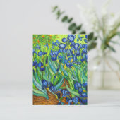 Van Gogh Irises RSVP Karte (Stehend Vorderseite)