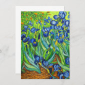 Van Gogh Irises Save The Date (Vorne/Hinten)