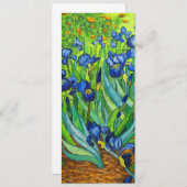 Van Gogh Irises Save The Date (Vorne/Hinten)