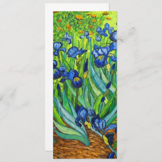 Van Gogh Irises Save The Date (Vorne/Hinten)