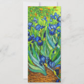 Van Gogh Irises Save The Date (Vorderseite)