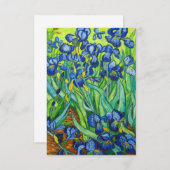 Van Gogh Irises Save The Date (Vorne/Hinten)