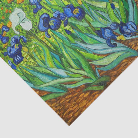 Van Gogh Irises Seidenpapier (Ausschnitt)