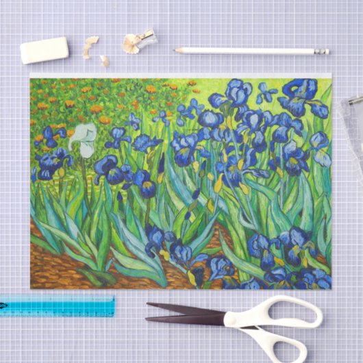 Van Gogh Irises Seidenpapier (Handwerk)