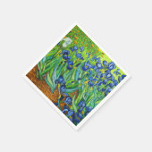 Van Gogh Irises Serviette (Ecke)