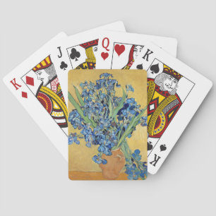 Van Gogh Irises Vase Blume Floral Still Life Art Spielkarten