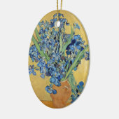 Van Gogh Irises Vase Blume Still Life Dutch Art Keramik Ornament (Links)