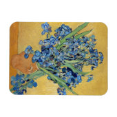 Van Gogh Irises Vase Gold Wall Blue Blumen Kunst Magnet (Horizontal)