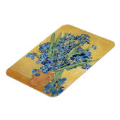 Van Gogh Irises Vase Gold Wall Blue Blumen Kunst Magnet (Linke Seite)