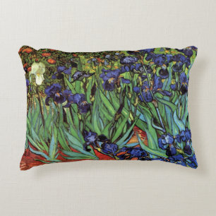 Van Gogh Irises, Vintag Garden Fine Art Zierkissen