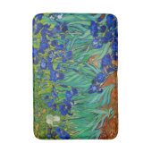 Van Gogh Irises Vintages Blumenblau Badematte (Vorderseite Vertikal)