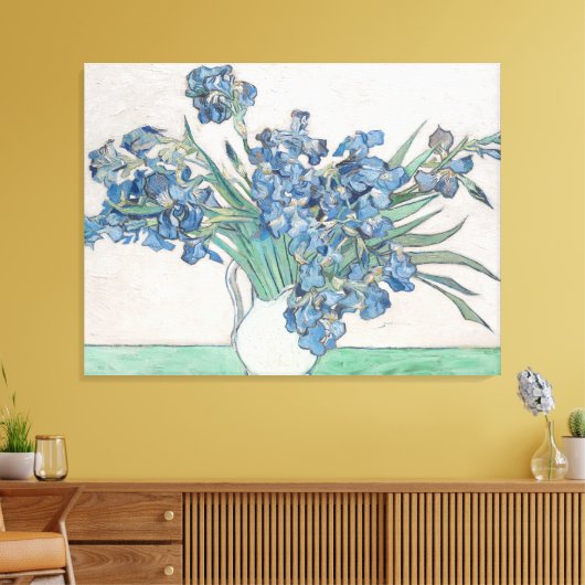 Van Gogh "Irisis"  Leinwanddruck (Insitu (Wohnzimmer))