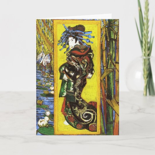 Van Gogh Japonaiserie Oiran Grußkarte Karte (Vorderseite)