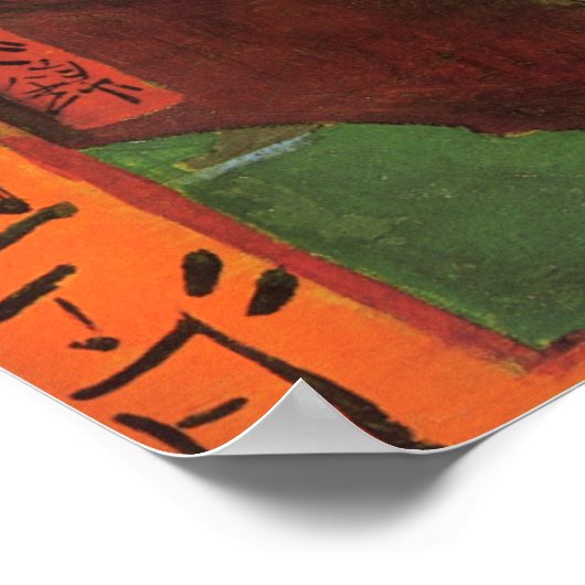Van Gogh Japonaiserie Poster (Ecke)