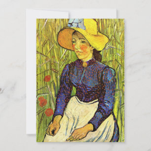 Van Gogh, Junge Bäuerin mit Strohhut