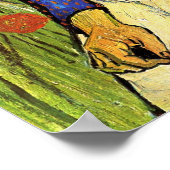 Van Gogh, junge Bauernfrau mit Strohhut Poster (Ecke)