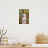 Van Gogh, junges Mädchen Stehend; Hintergrund von Poster (Küche)