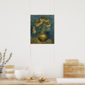 Van Gogh - kaiserliche Fritilinen in einer Kupferv Poster (Küche)