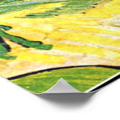 Van Gogh - Kastanienbäume in Bloom, 1890 Gemälde Poster (Ecke)