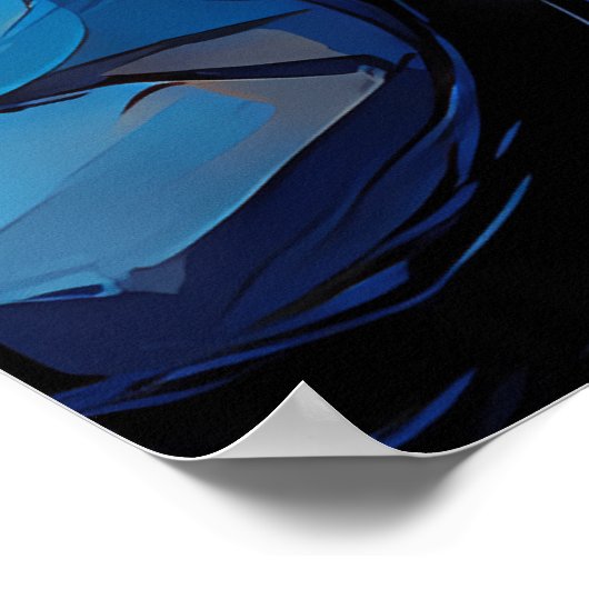 Van-Gogh-Katzen-Kunst Poster (Ecke)