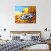 Van Gogh: Keine Erholung aus der Arbeit Leinwanddruck (Insitu (Schlafzimmer))