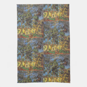 Van Gogh Kiefern - Klassische Gartenkunst Geschirrtuch