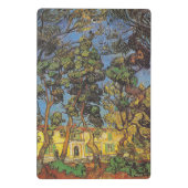 Van Gogh Kiefern - Klassische Gartenkunst Mini Klemmbrett (Rückseite)