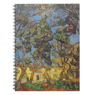 Van Gogh Kiefern - Klassische Gartenkunst Notizblock