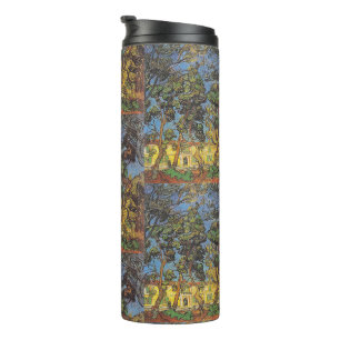 Van Gogh Kiefern - Klassische Gartenkunst Thermosbecher
