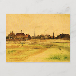 Van Gogh - Kohlebergwerk in der Borinage, Postkarte