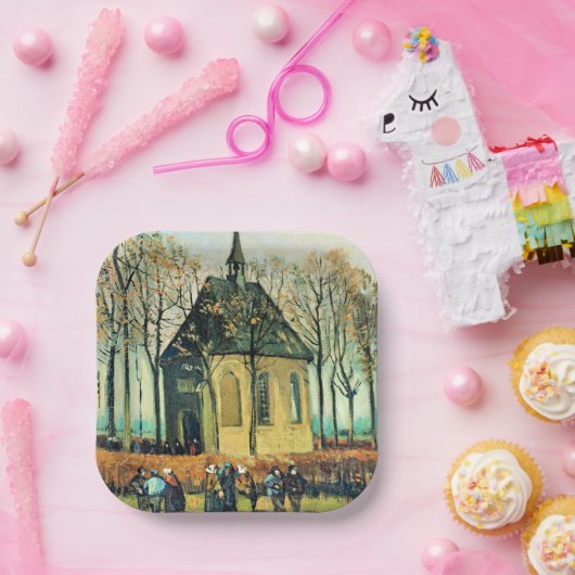 Van Gogh - Kongregation, Reformierte Kirche Pappteller (Party)