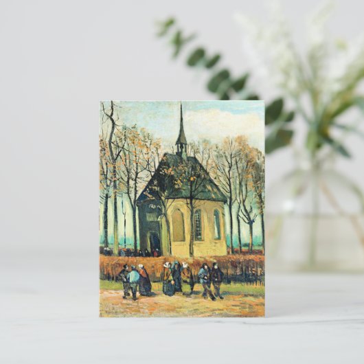 Van Gogh - Kongregation, Reformierte Kirche Postkarte (Stehend Vorderseite)