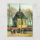 Van Gogh - Kongregation, Reformierte Kirche Postkarte (Vorderseite)