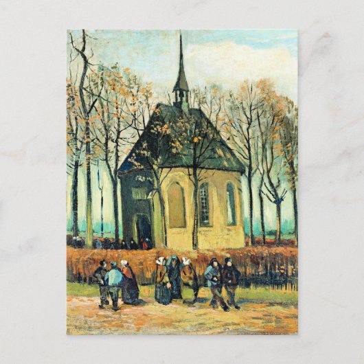 Van Gogh - Kongregation, Reformierte Kirche Postkarte (Vorderseite)