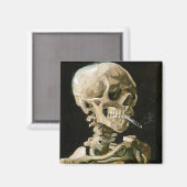 Van Gogh - Kopf eines Skeletts Magnet (Vorderseite/Rückseite)